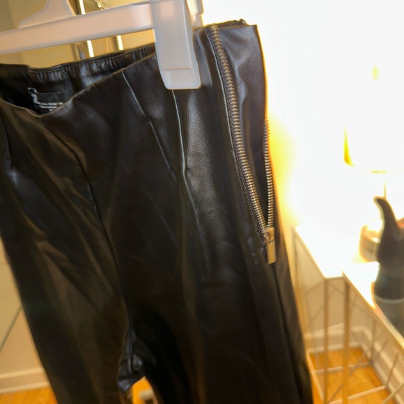 Zara Pants & Jumpsuits Zaras Leather Pants Poshmark